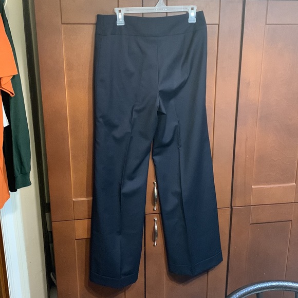 SALE!! Cuffed high rise trousers long blue black JNY - Picture 6 of 10